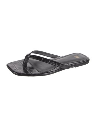 TOTEME Leather Flip Flops