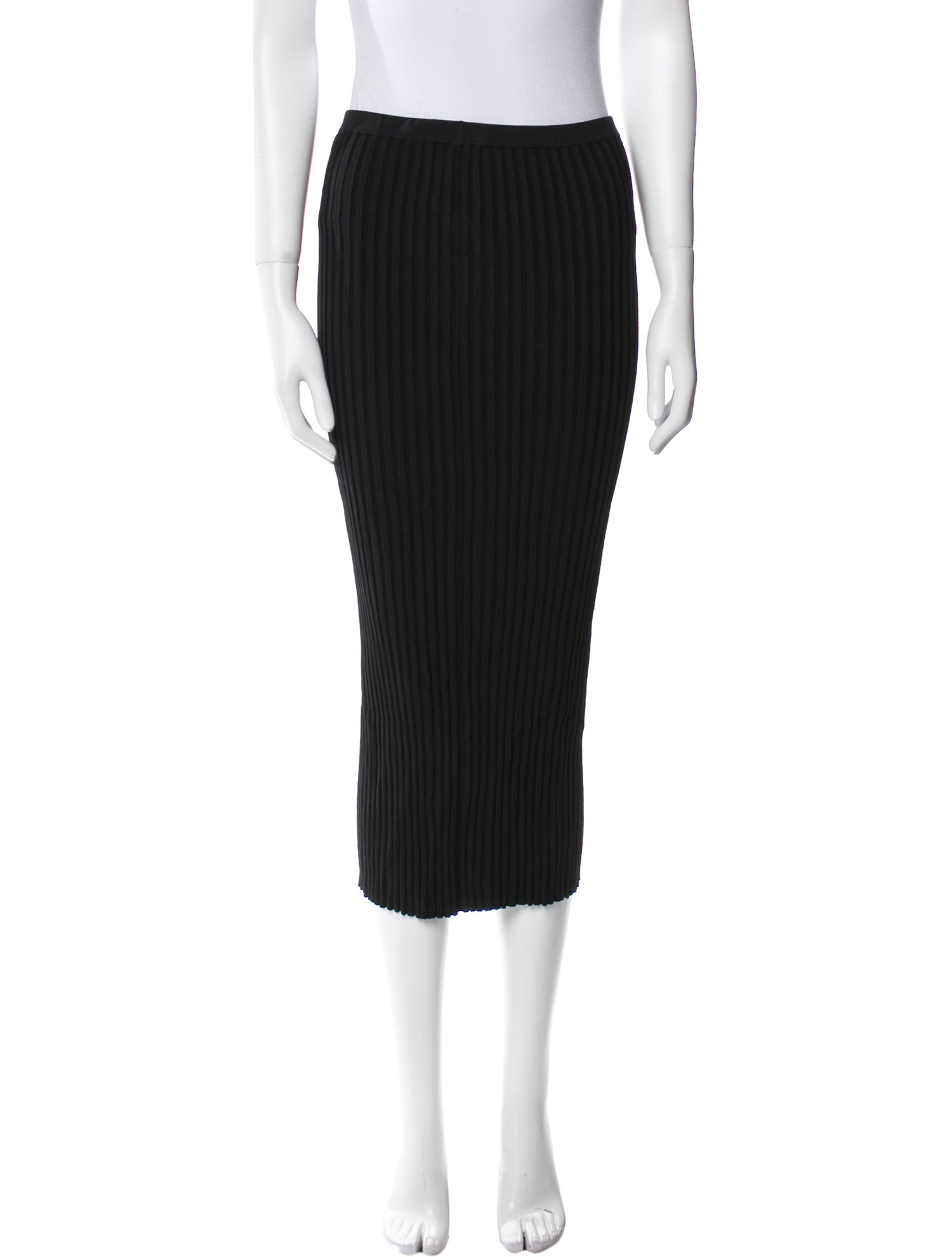 TOTEME Pleated Accents Midi Length Skirt