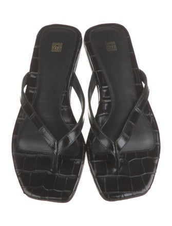 TOTEME Leather Slides