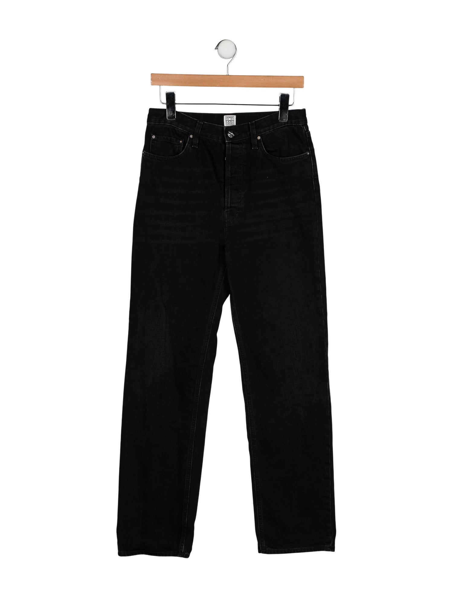TOTEME Classic Full Length Denim Straight Leg Jeans