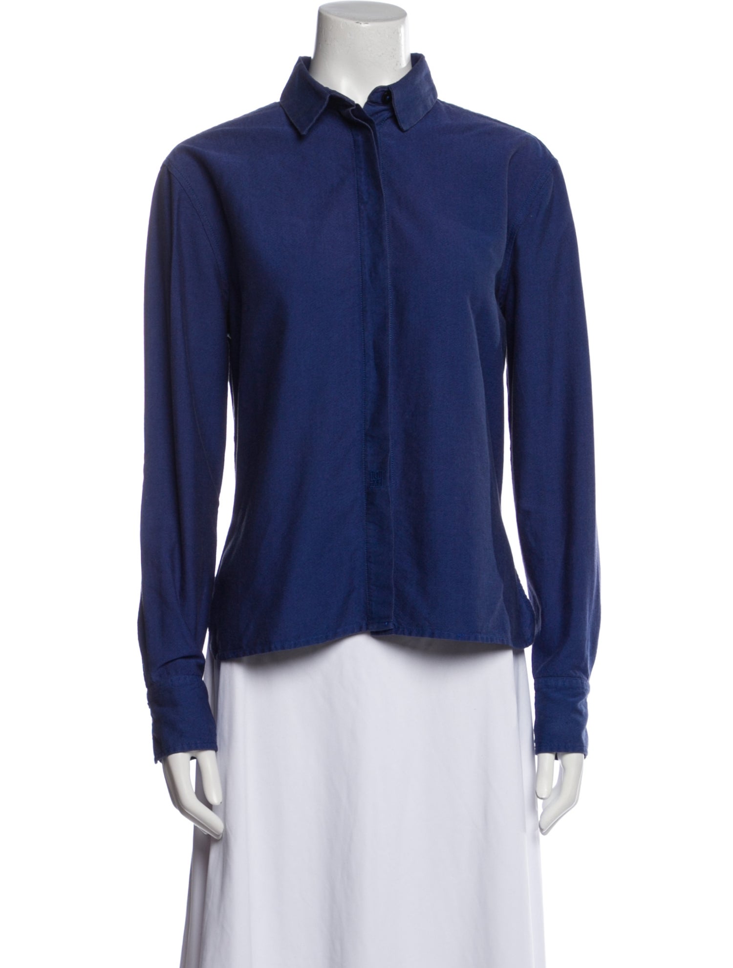 TOTEME Long Sleeve Button-Up Top