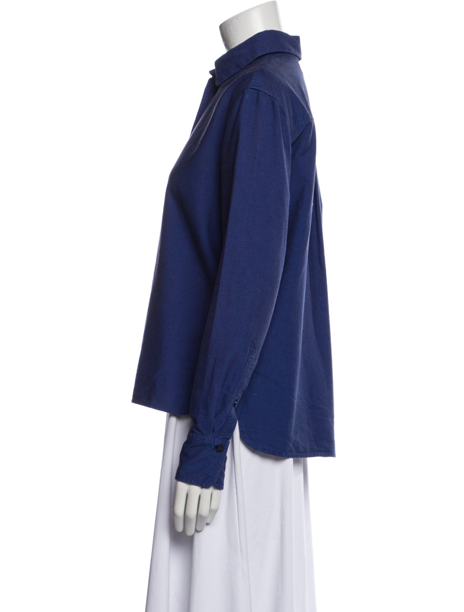 TOTEME Long Sleeve Button-Up Top