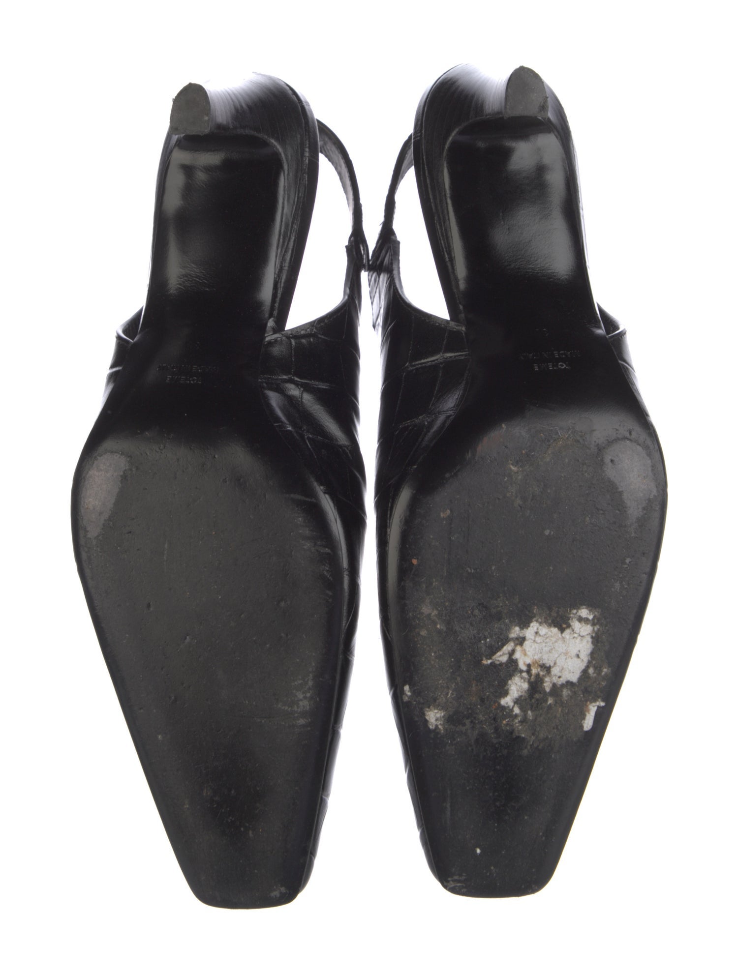 TOTEME Leather Slingback Pumps