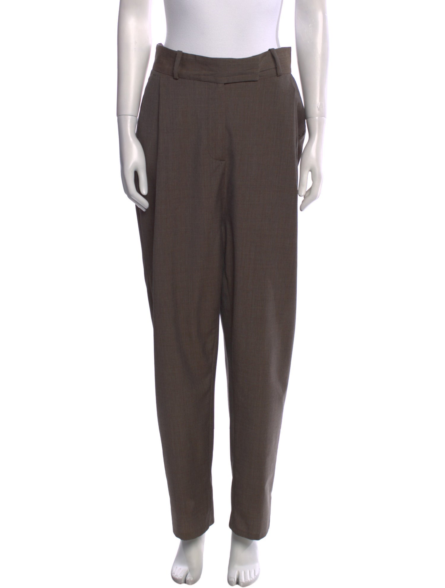 TOTEME Deep Pleat Trouser Straight Leg Pants
