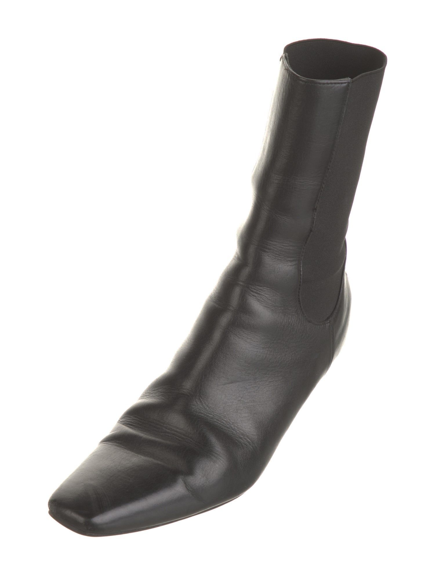 TOTEME Leather Sock Boots