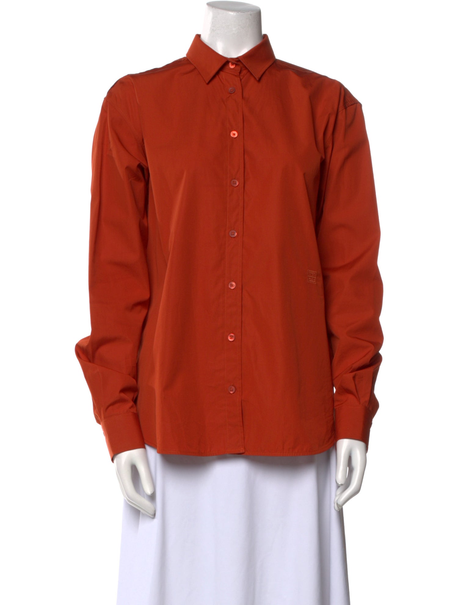 TOTEME Long Sleeve Button-Up Top