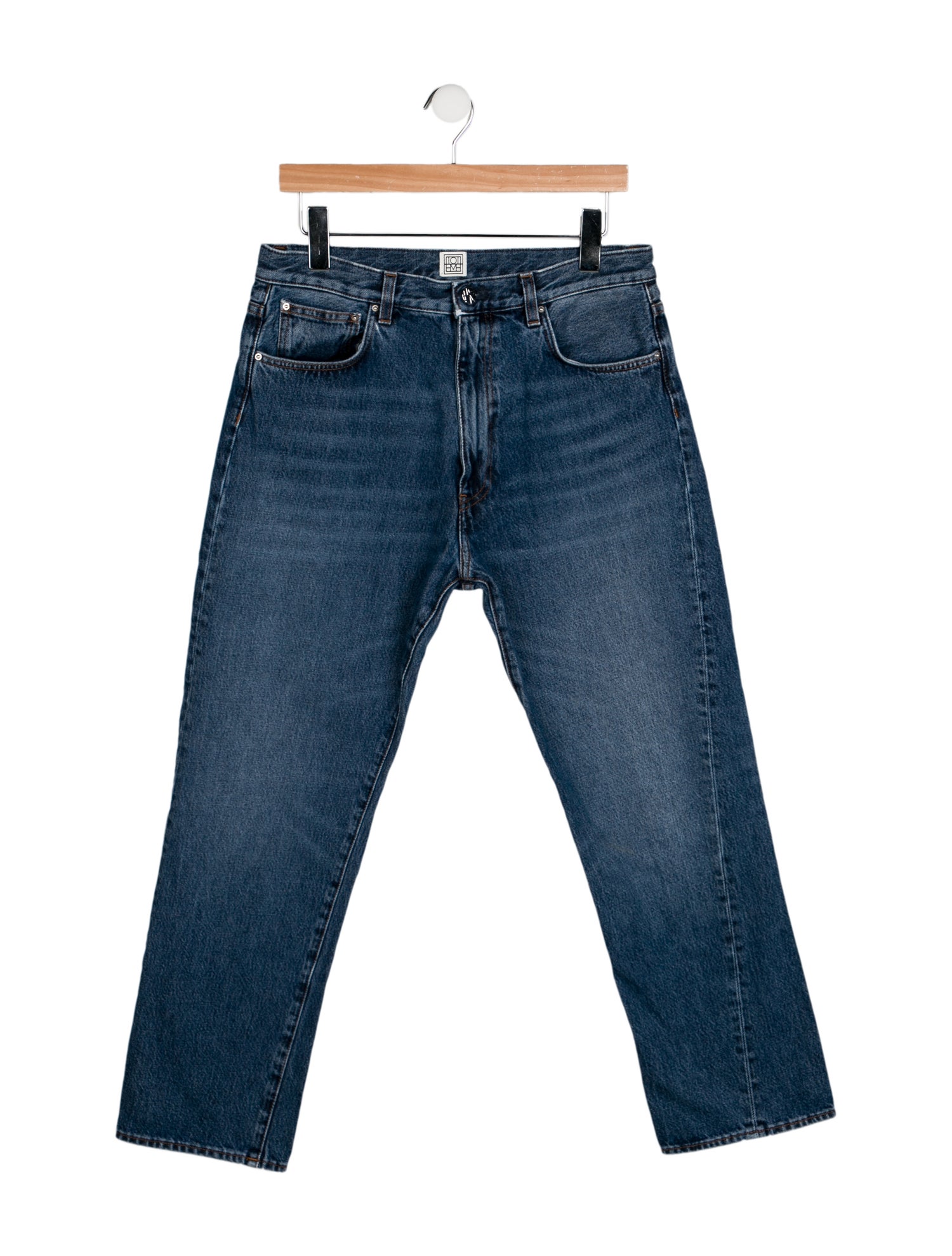 TOTEME High-Rise Straight Leg Jeans