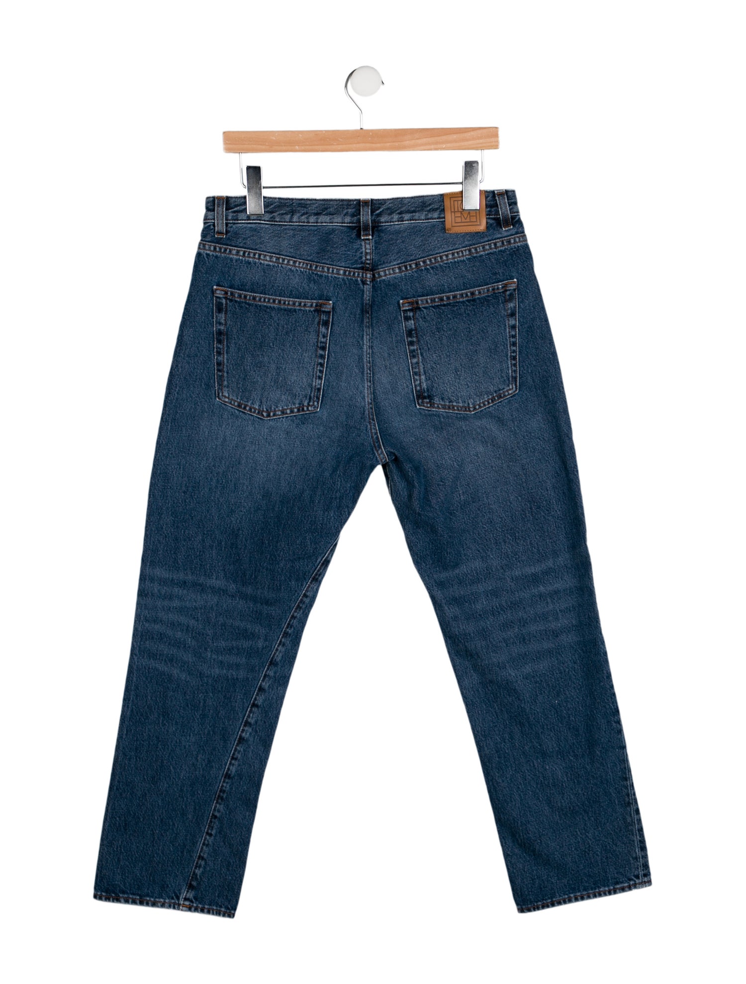 TOTEME High-Rise Straight Leg Jeans