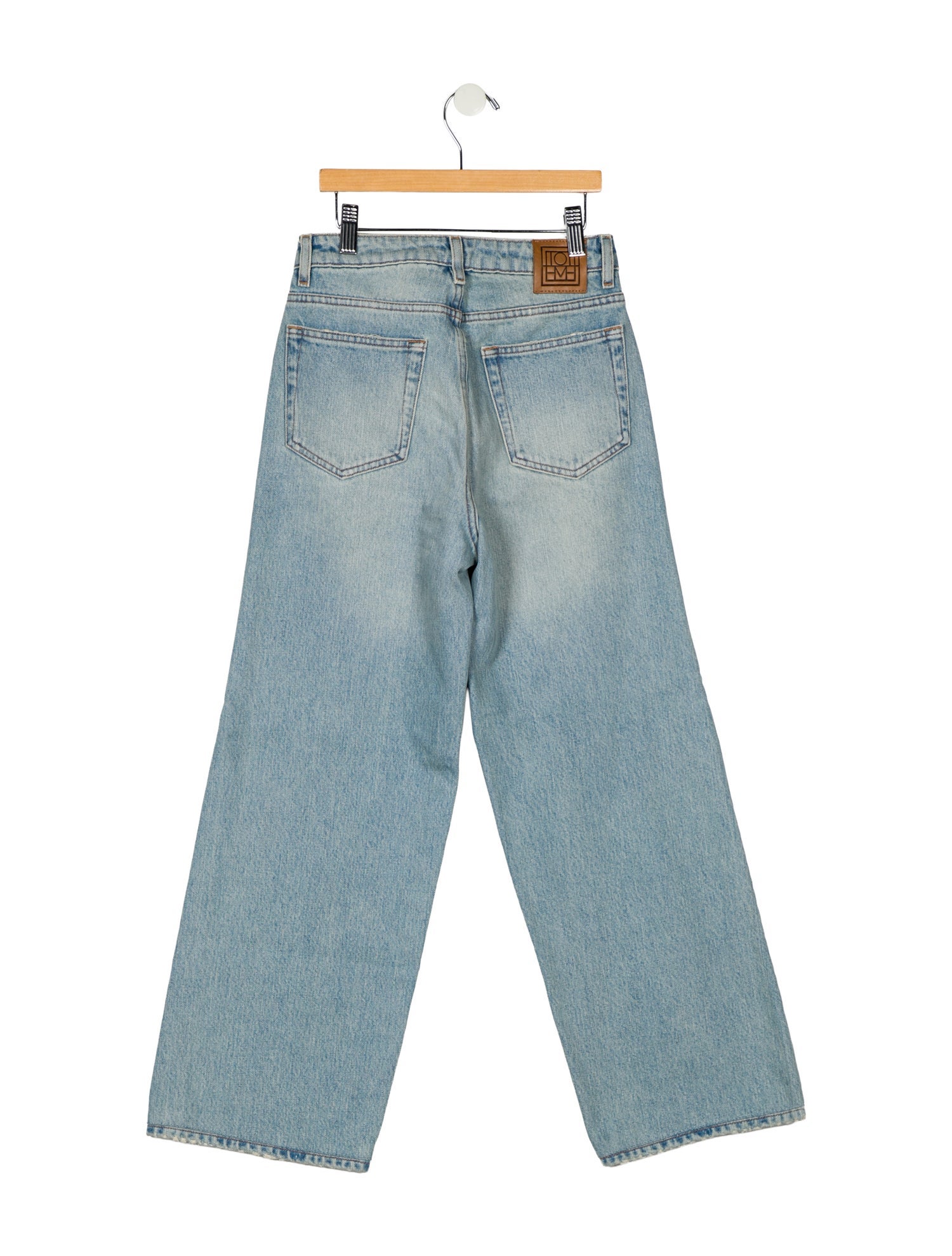 TOTEME Mid-Rise Straight Leg Jeans