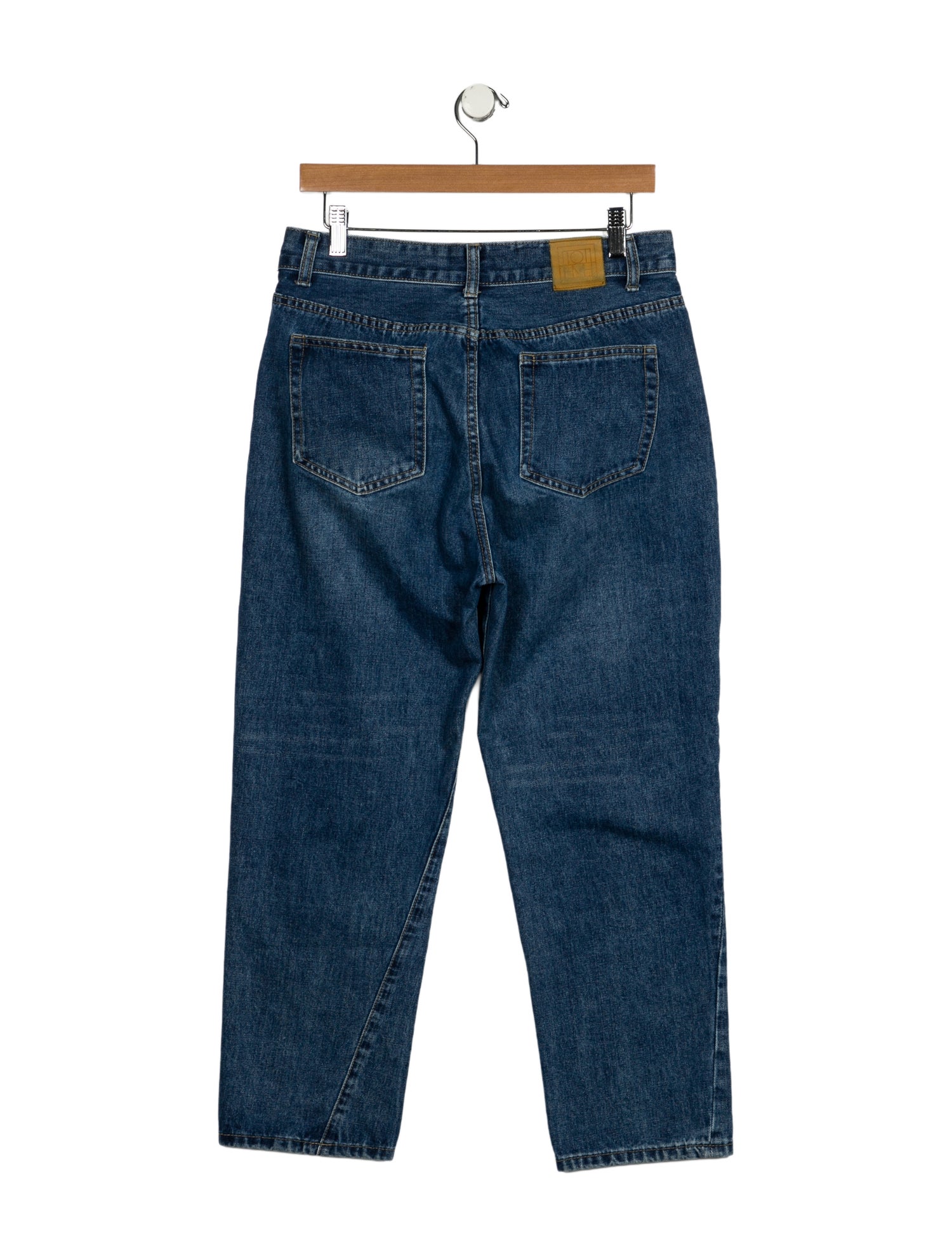 TOTEME High-Rise Straight Leg Jeans