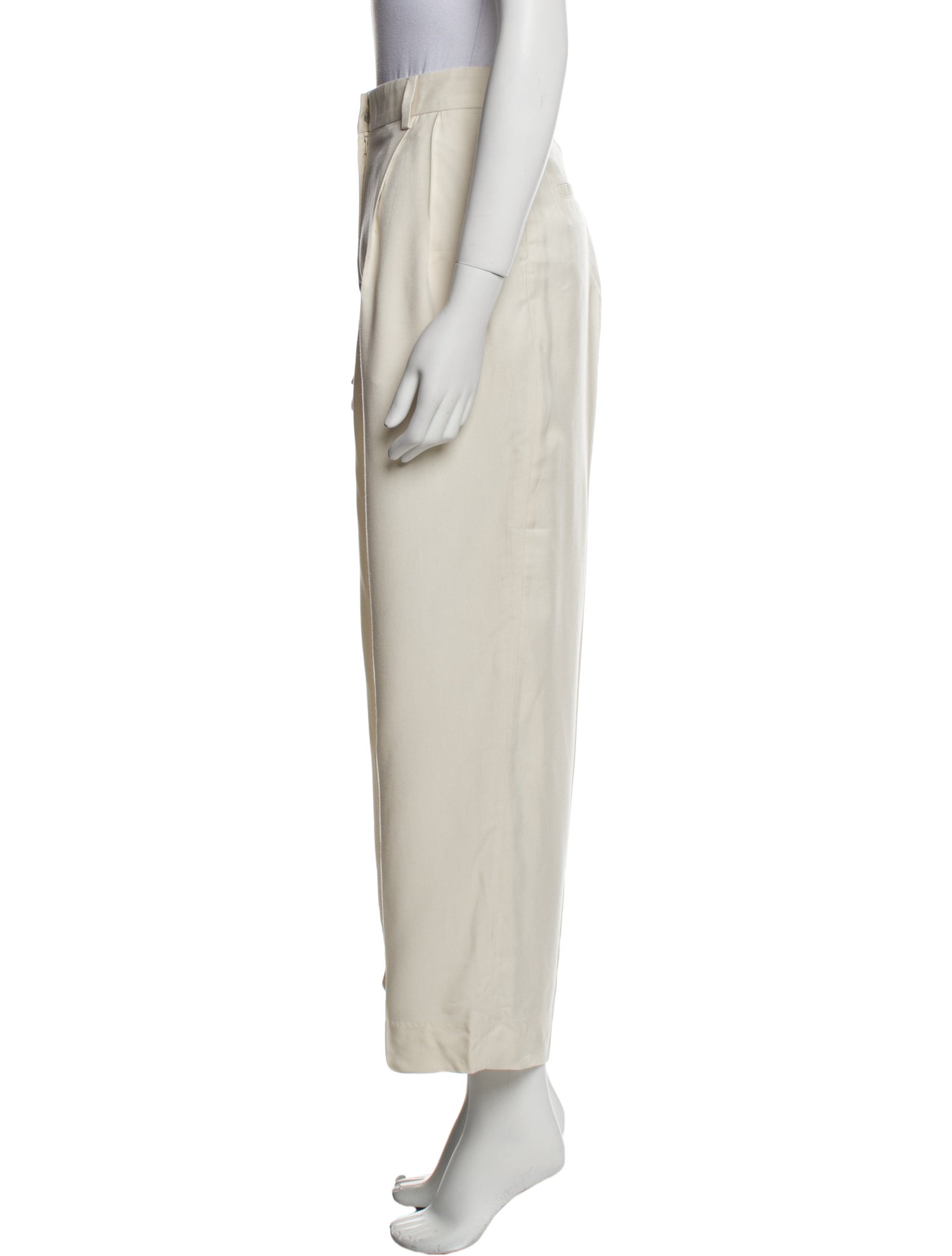 TOTEME Double-Pleat Wide Leg Pants