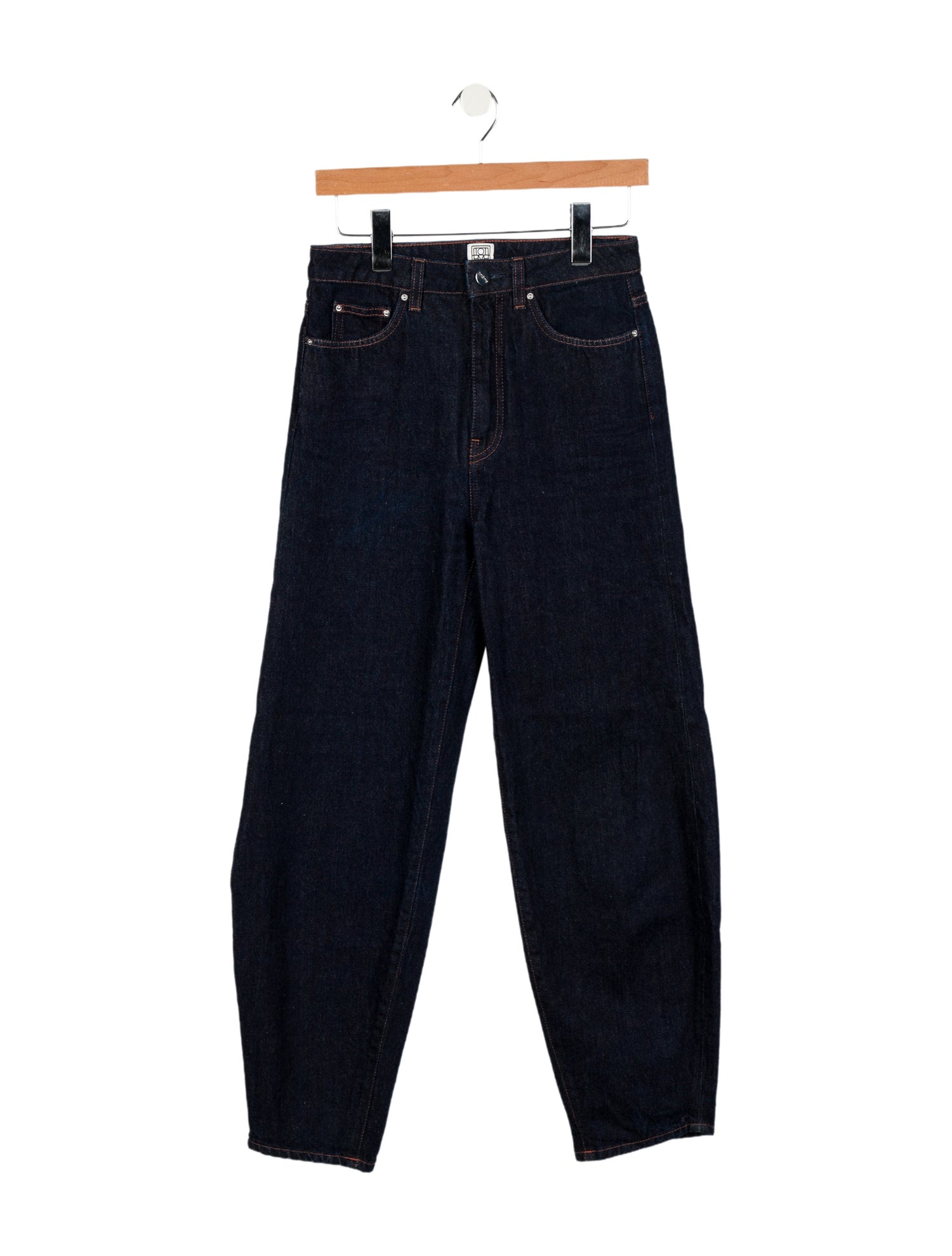 TOTEME High-Rise Straight Leg Jeans