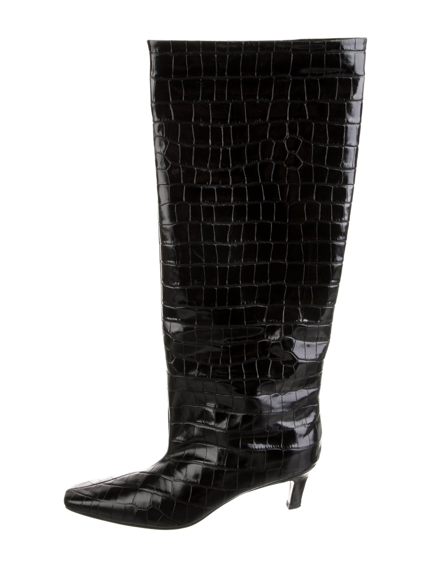 TOTEME Embossed Leather Boots