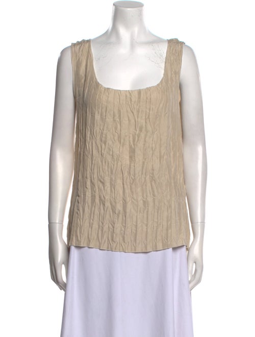TOTEME Silk Square Neckline Top