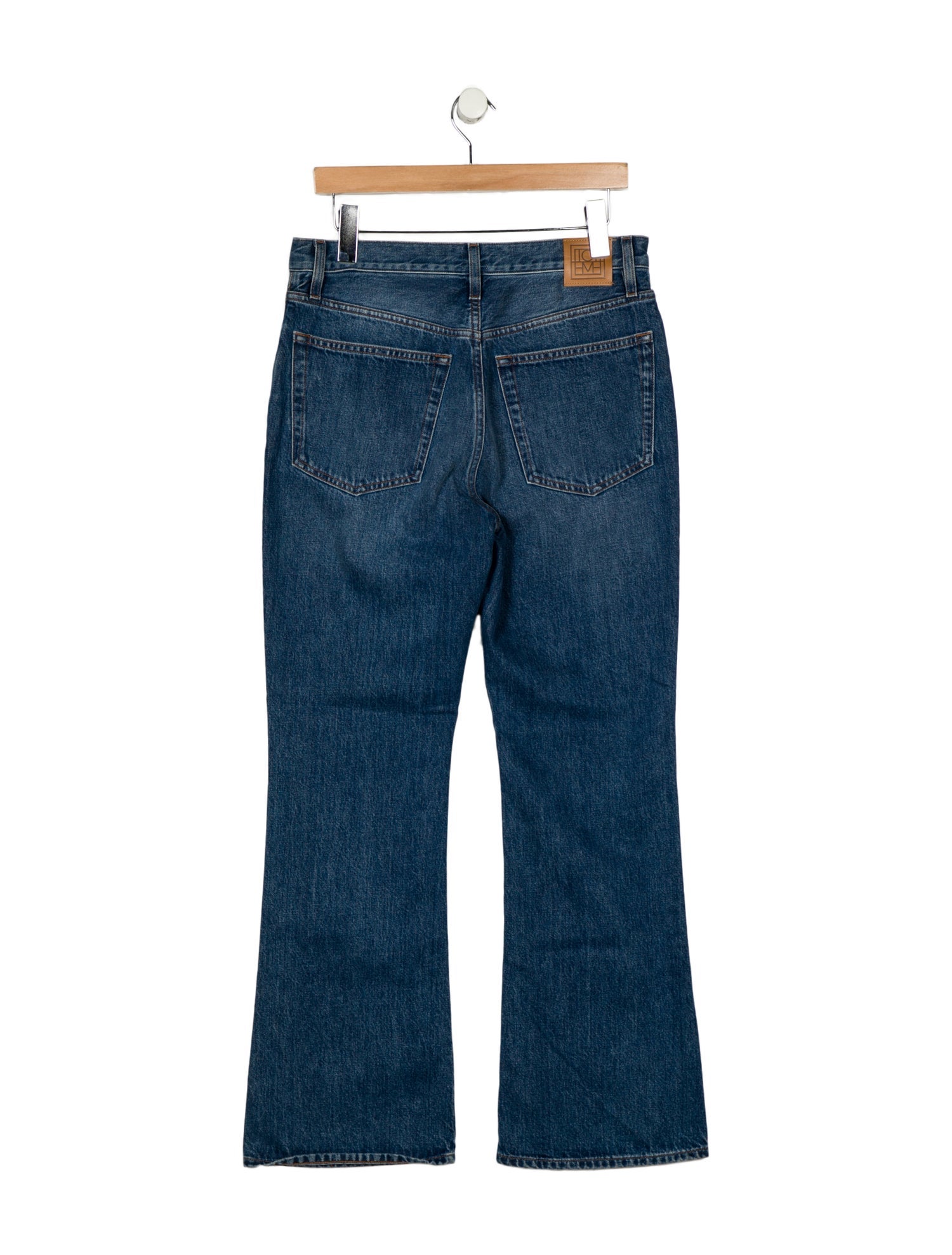 TOTEME Mid-Rise Wide Leg Jeans