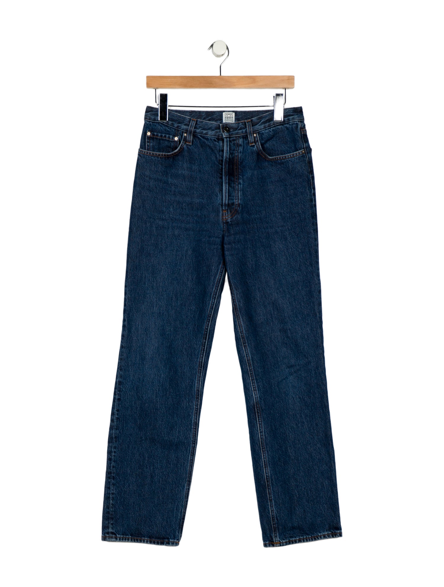 TOTEME High-Rise Straight Leg Jeans