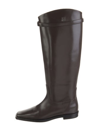 TOTEME Leather Riding Boots