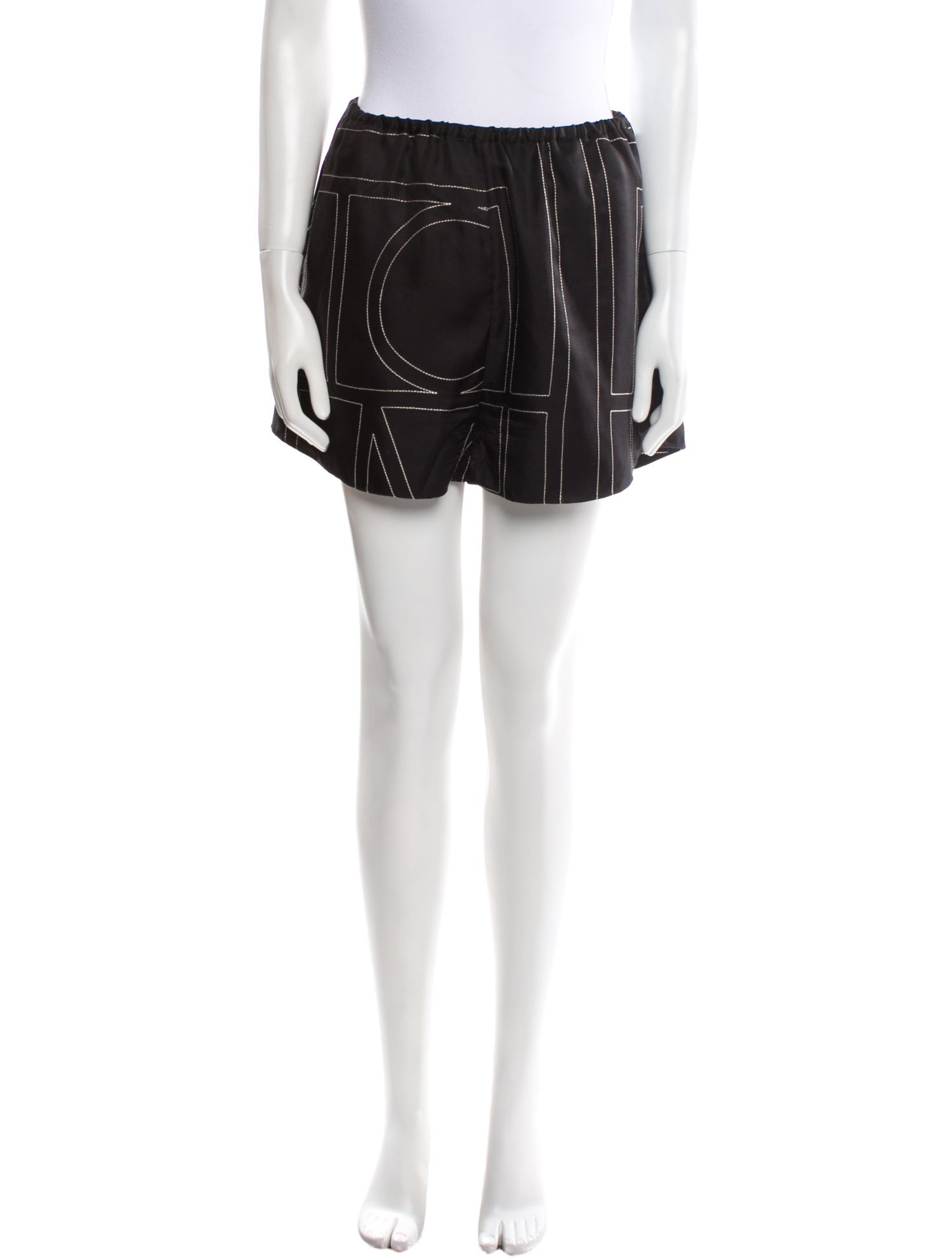 TOTEME Monogram Silk Pajamas