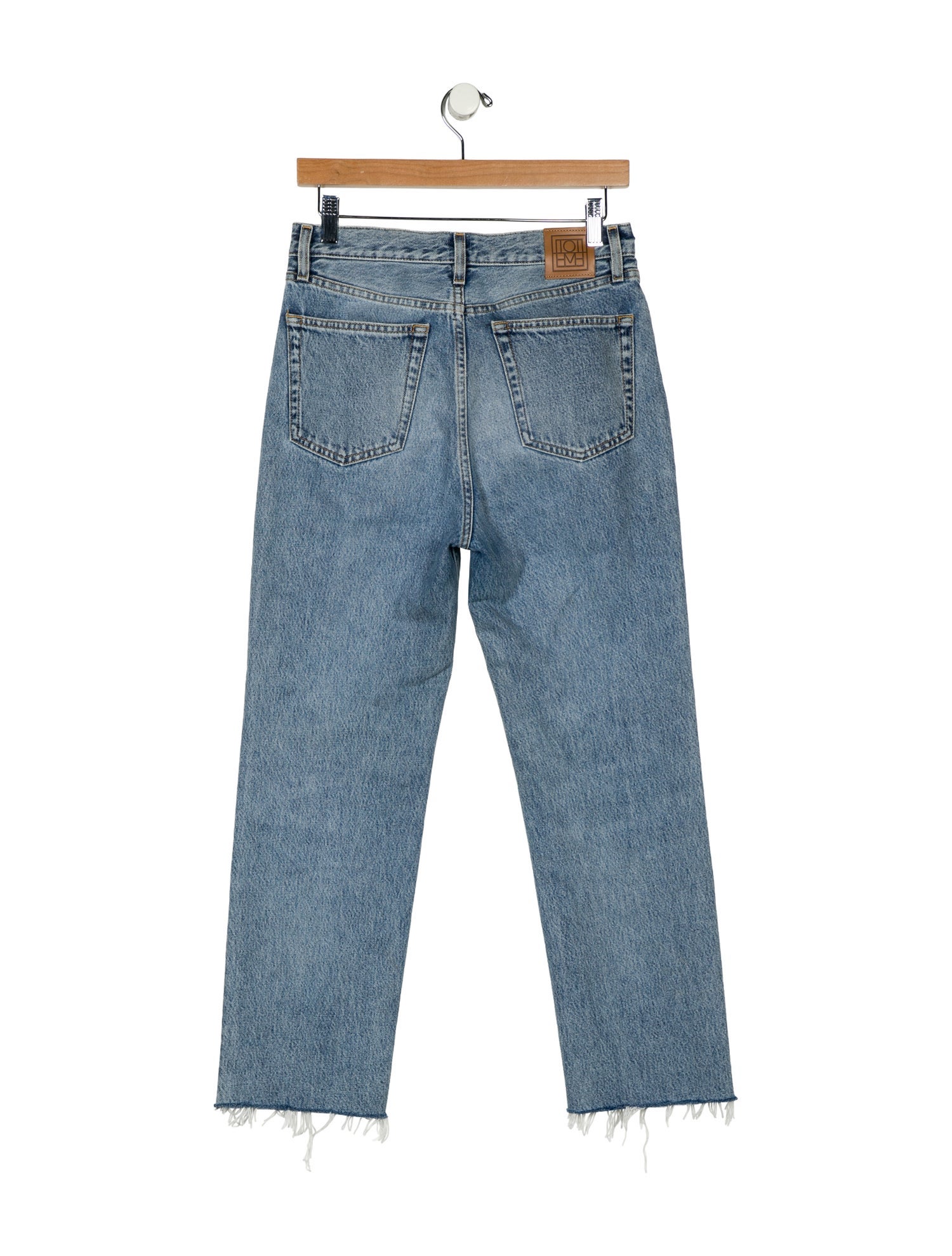 TOTEME High-Rise Straight Leg Jeans