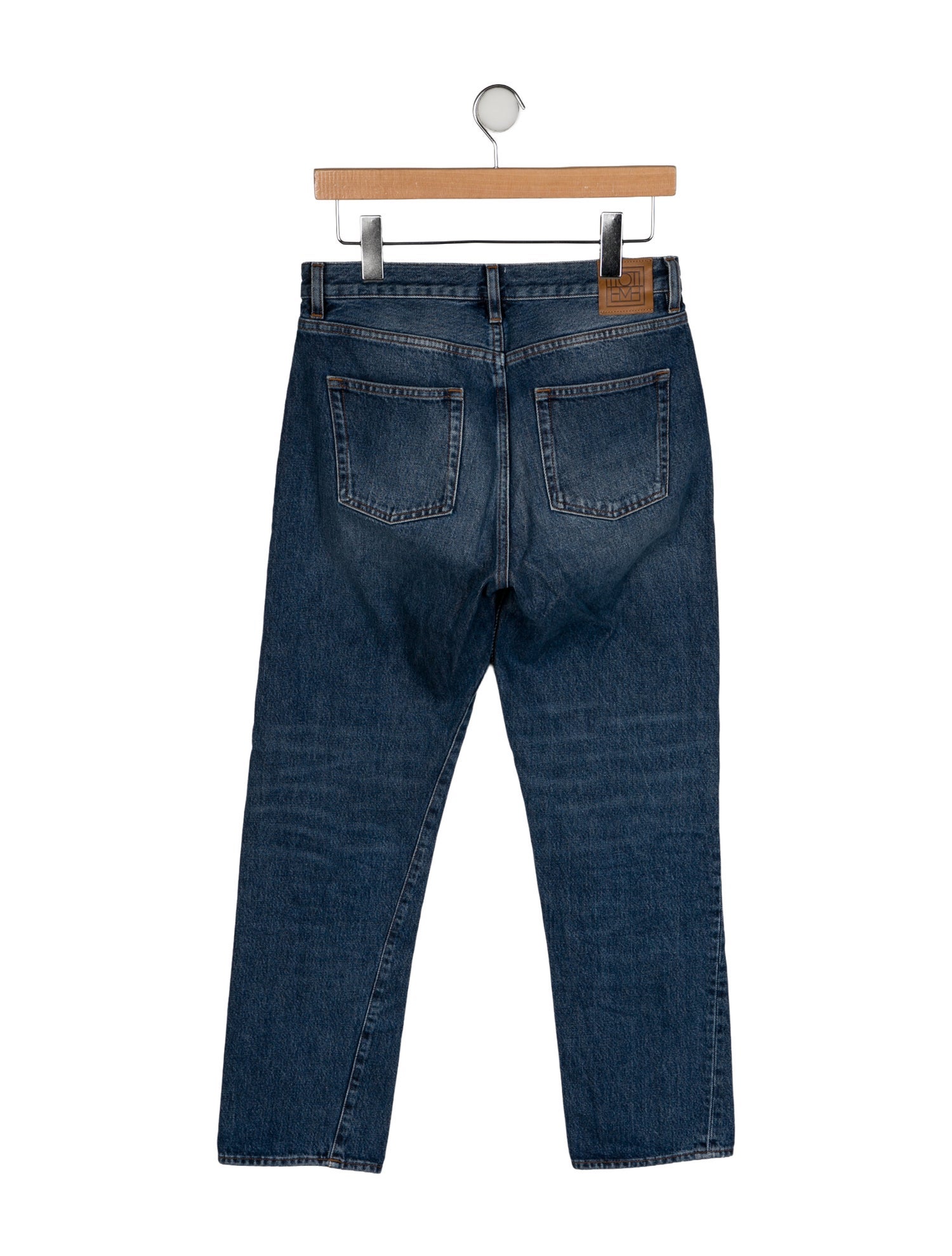 TOTEME Twisted Seam Denim Straight Leg Jeans