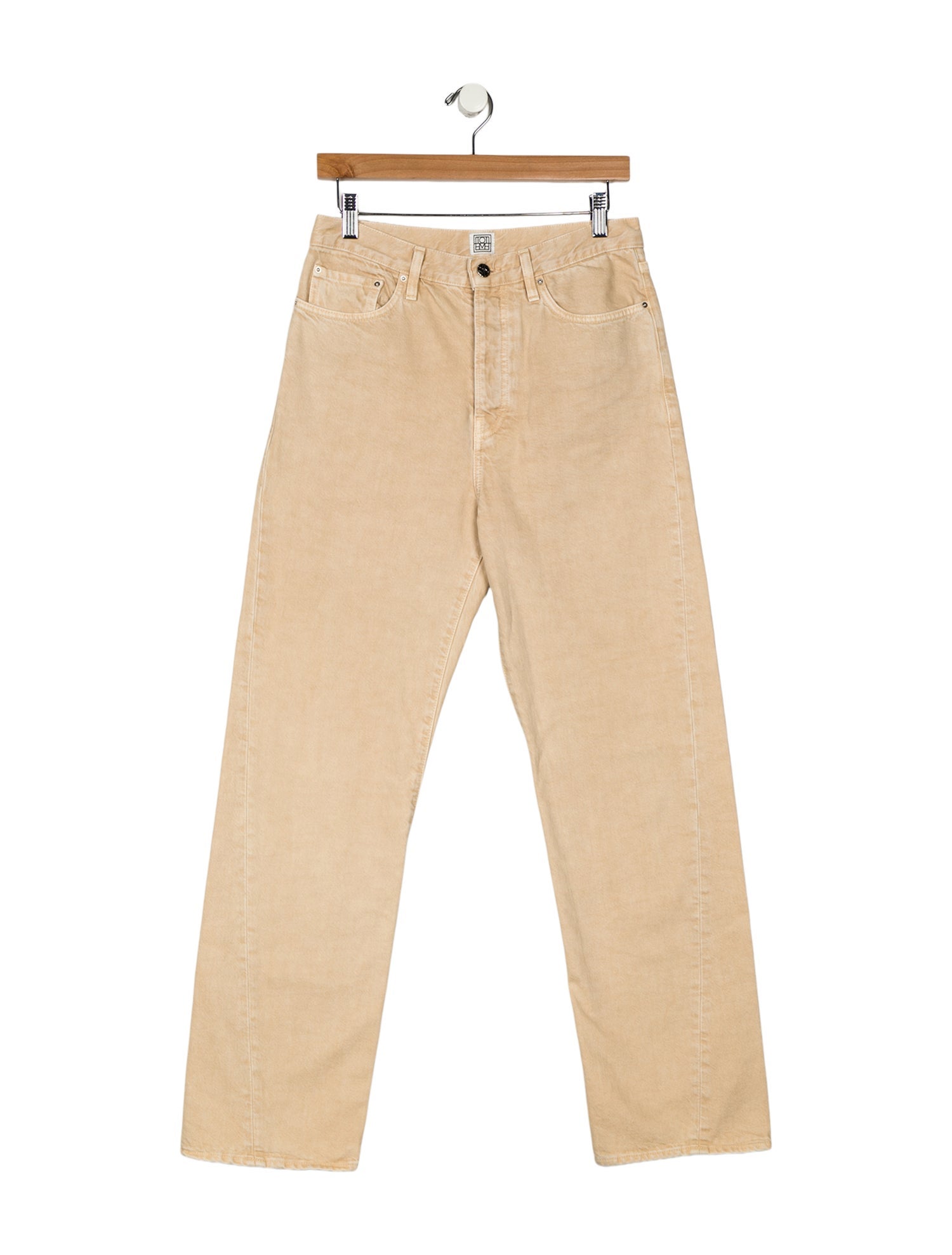 TOTEME High-Rise Straight Leg Jeans