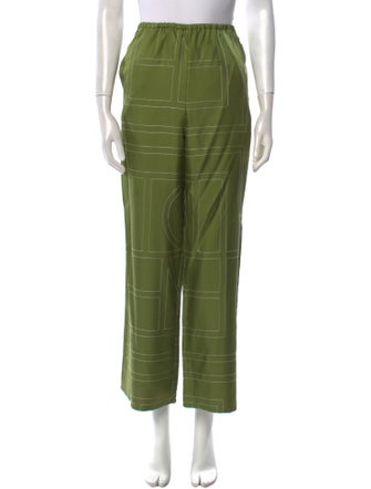 TOTEME Monogram PJ Bottom Silk Pajamas