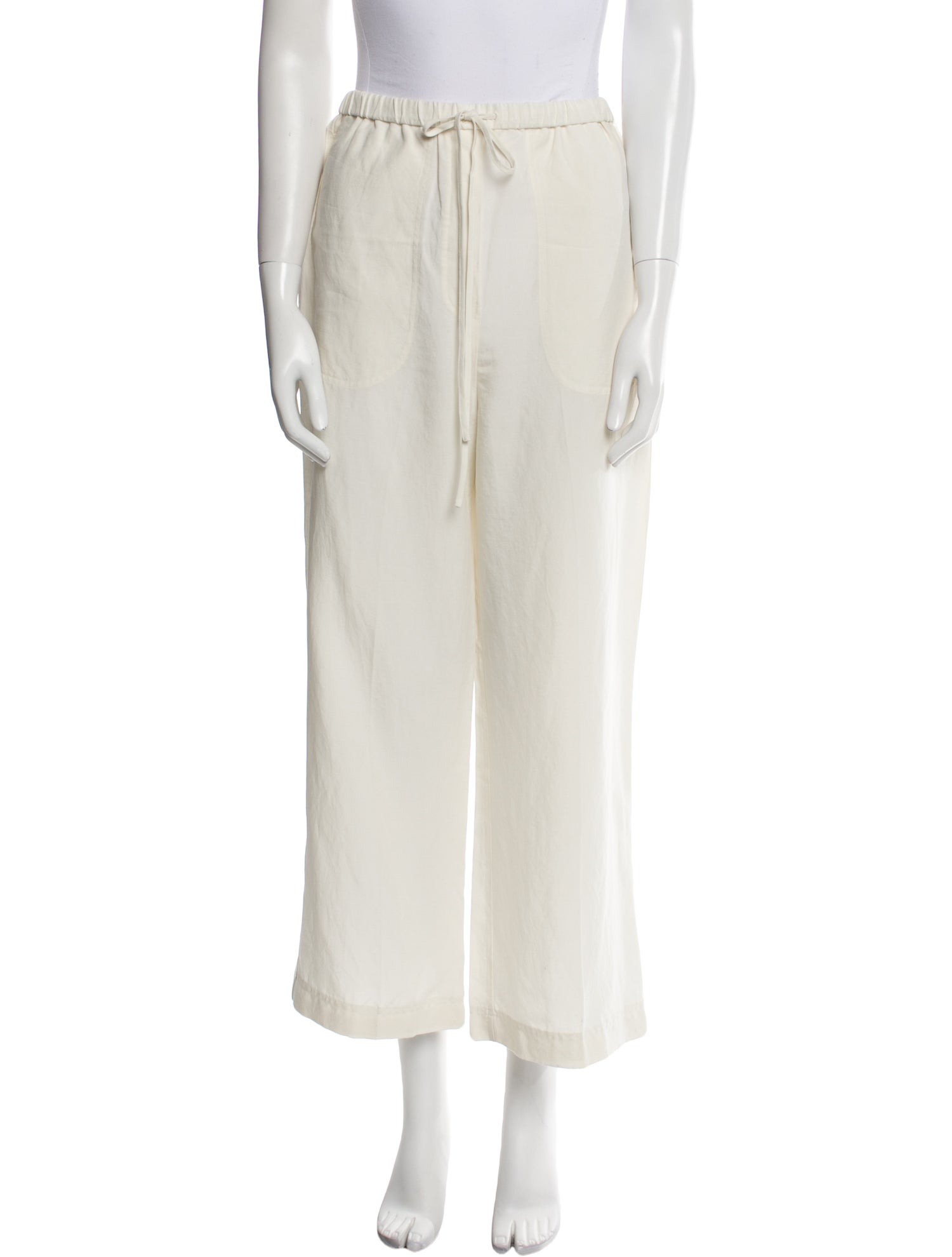 TOTEME Fluid Drawstring Trouser Wide Leg Pants