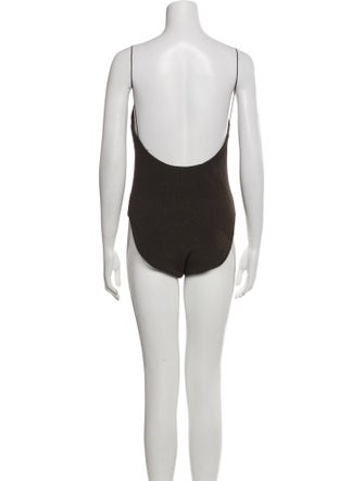 TOTEME Ruffle Embellishment One-Piece w/ Tags