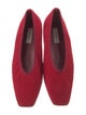 TOTEME Suede Cutout Accent Ballet Flats