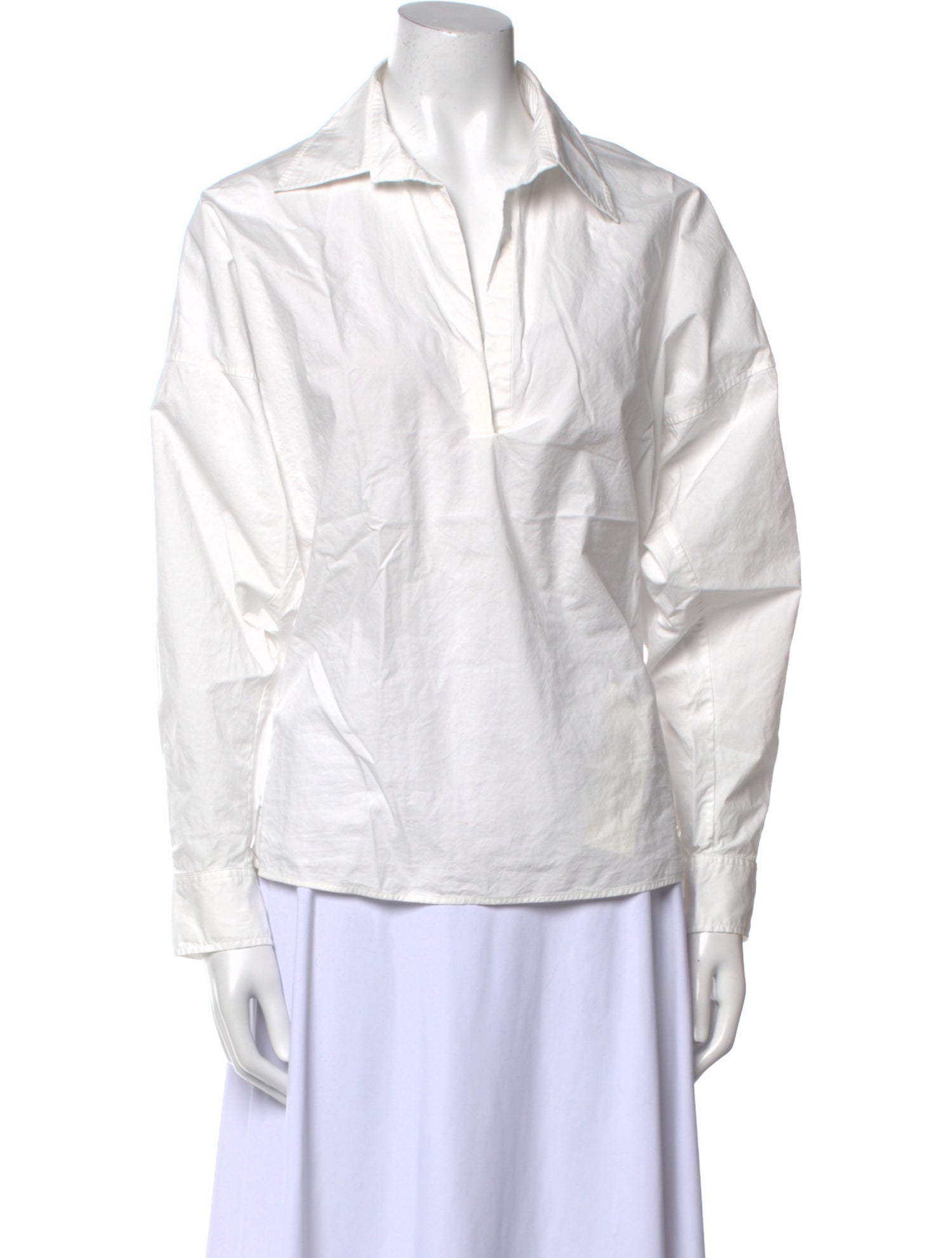 TOTEME Long Sleeve Button-Up Top