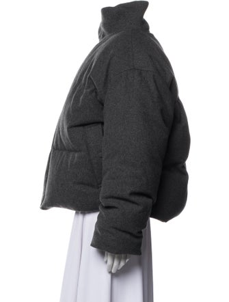 TOTEME Wool Faux Fur Jacket