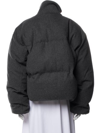 TOTEME Wool Faux Fur Jacket