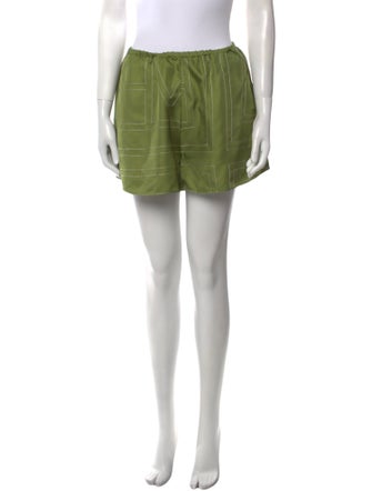 TOTEME Monogram PJ Short Silk Pajamas