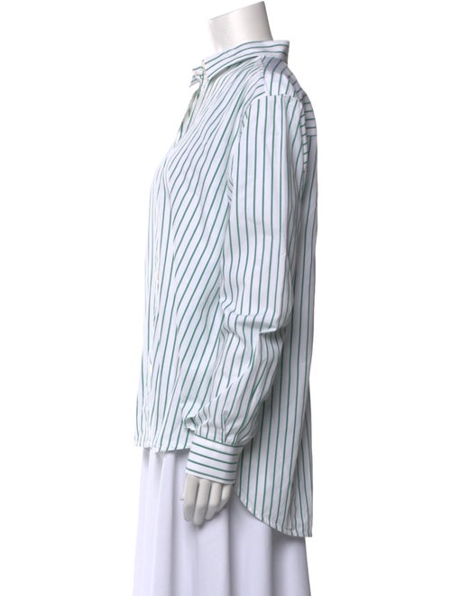 TOTEME Signature Stripe Striped Button-Up Top