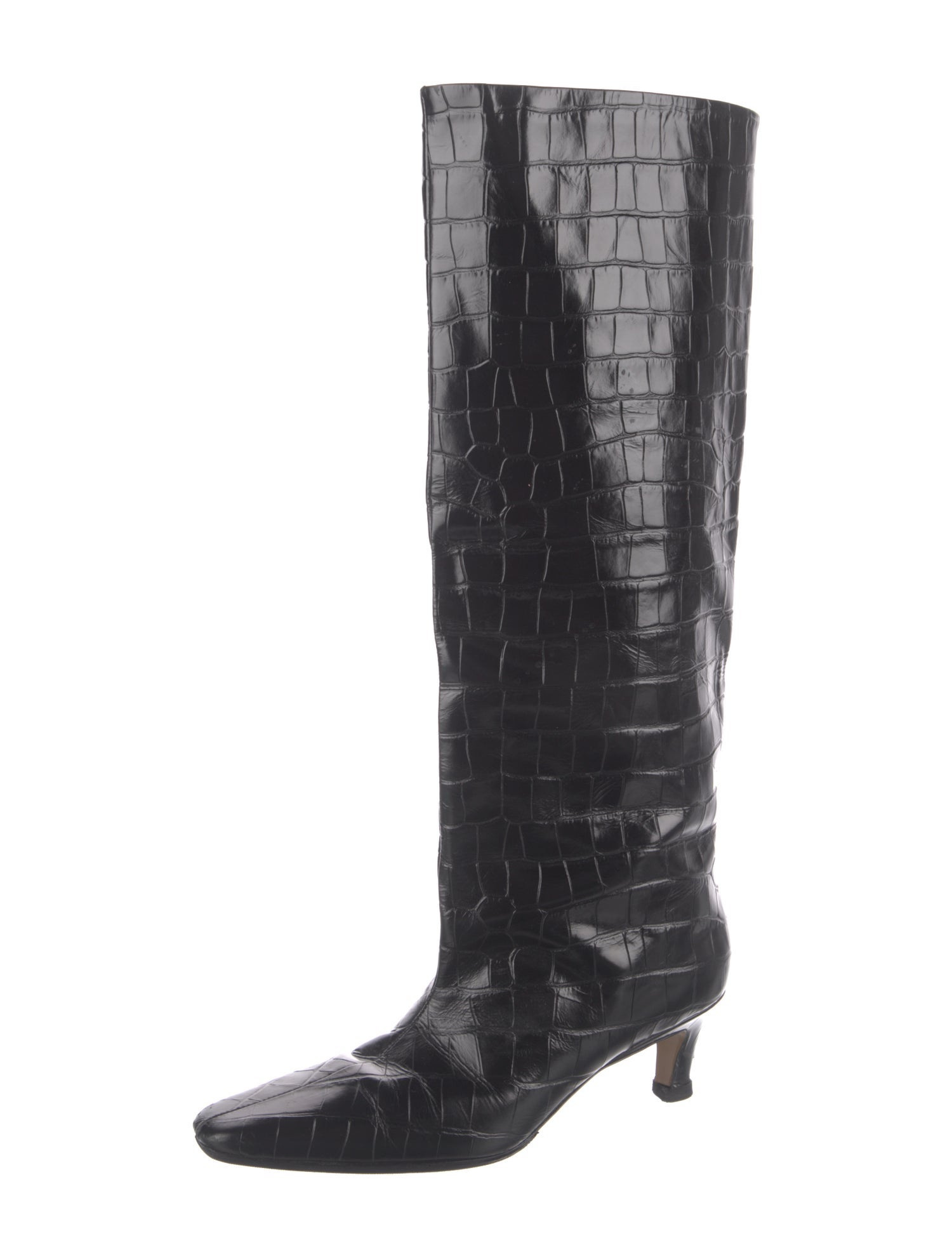 TOTEME Embossed Leather Boots