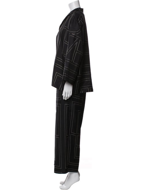 TOTEME Monogram PJ Silk Lounge Set