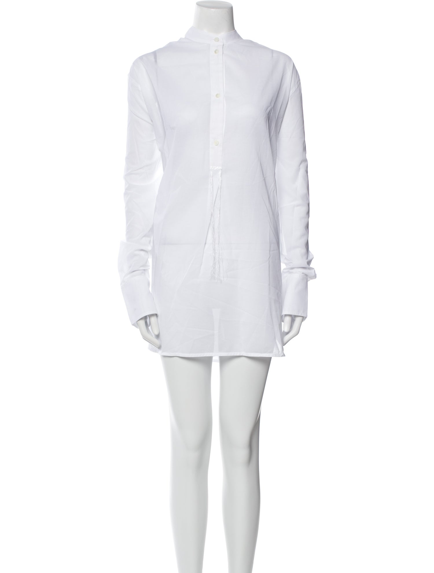 TOTEME Stand-Collar Shirt Long Sleeve Tunic w/ Tags