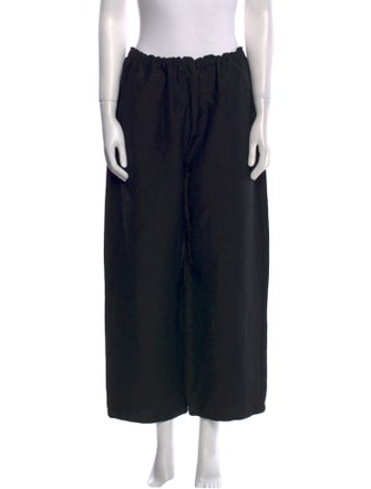 TOTEME Stretch Linen Slacks Wide Leg Pants