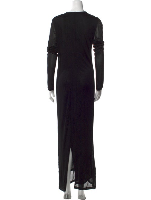 TOTEME Draped V-neck Long Dress