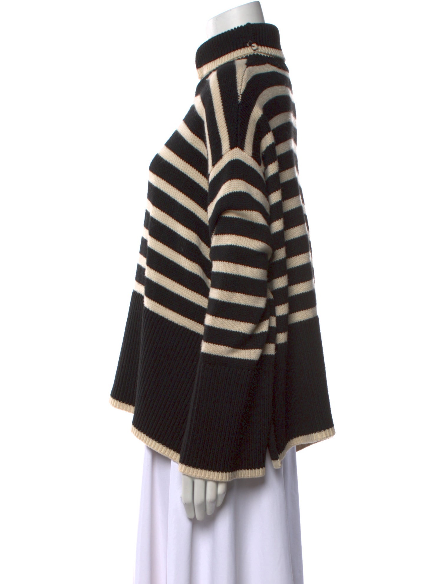 TOTEME Striped Turtleneck Sweater