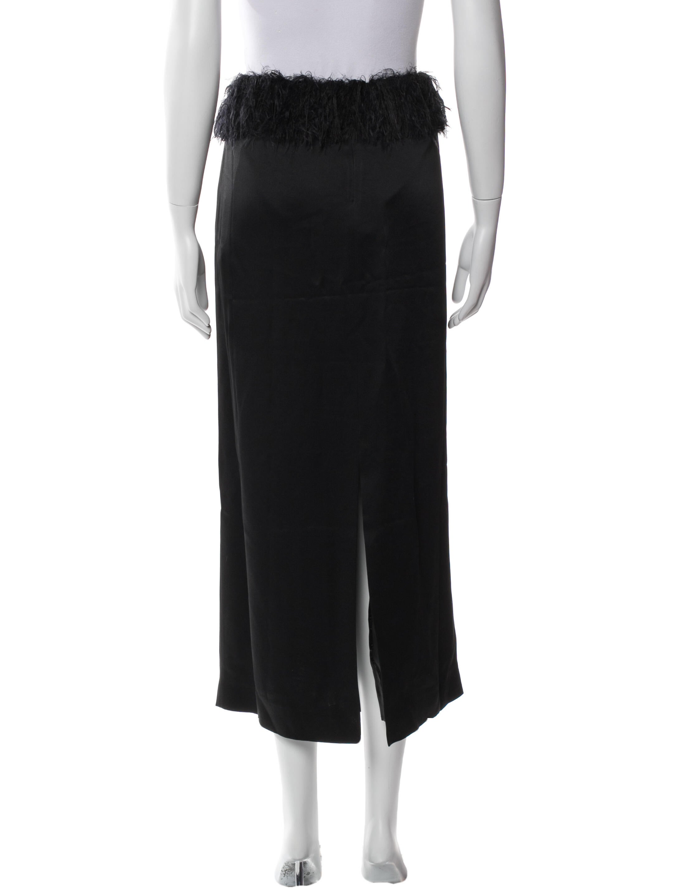 TOTEME Fringe Midi Length Skirt w/ Tags
