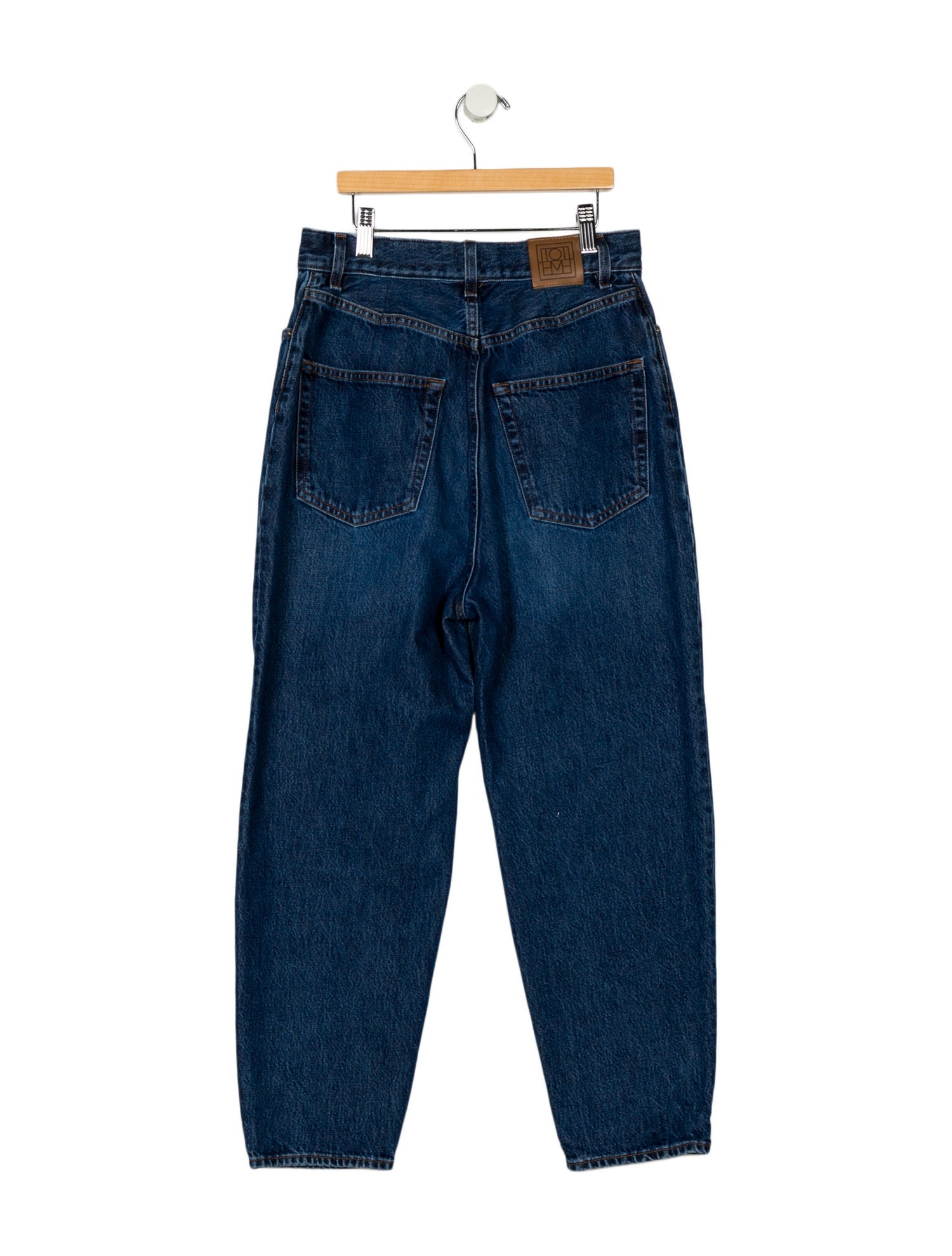 TOTEME High-Rise Straight Leg Jeans