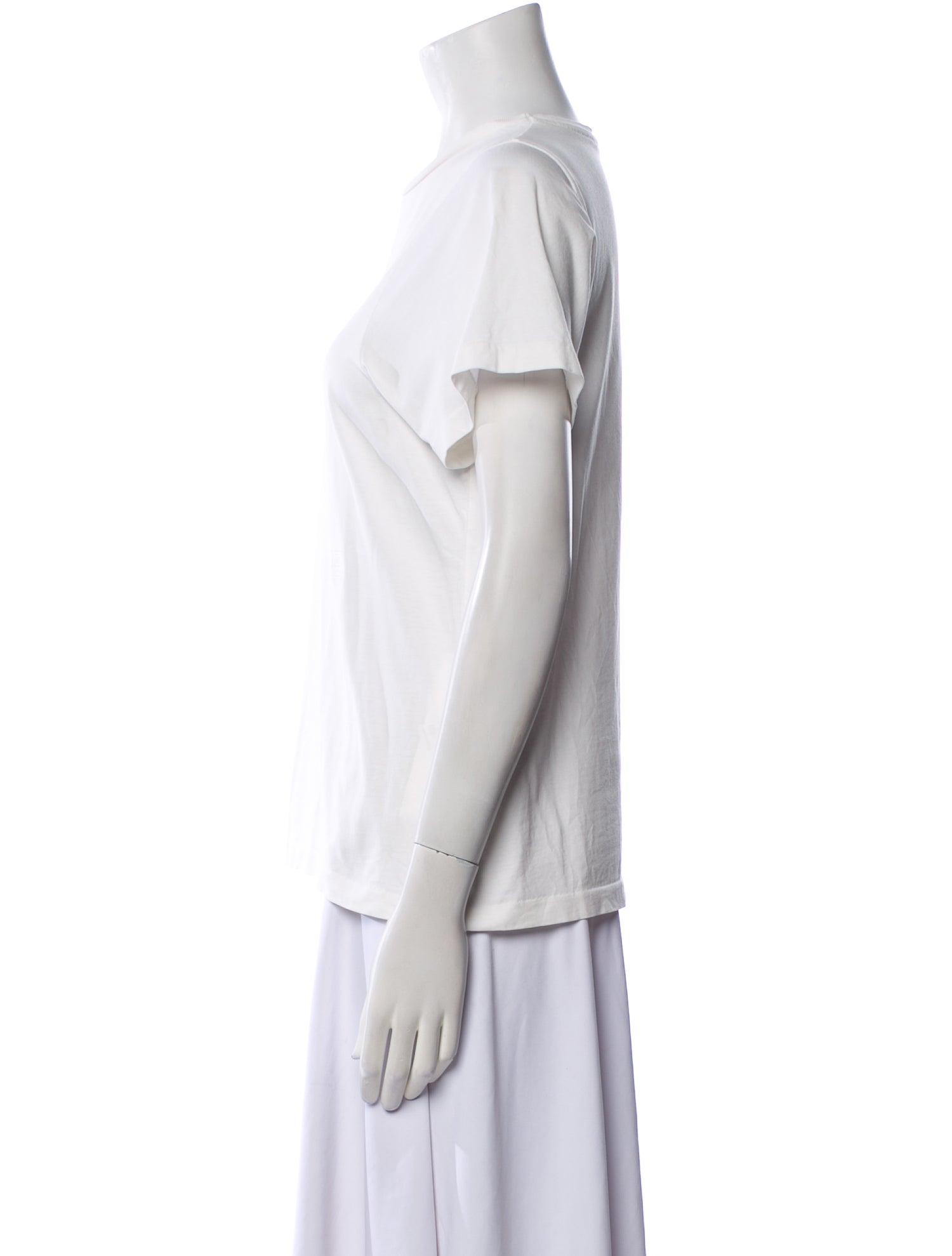 TOTEME Curved Seam Crew Neck T-Shirt