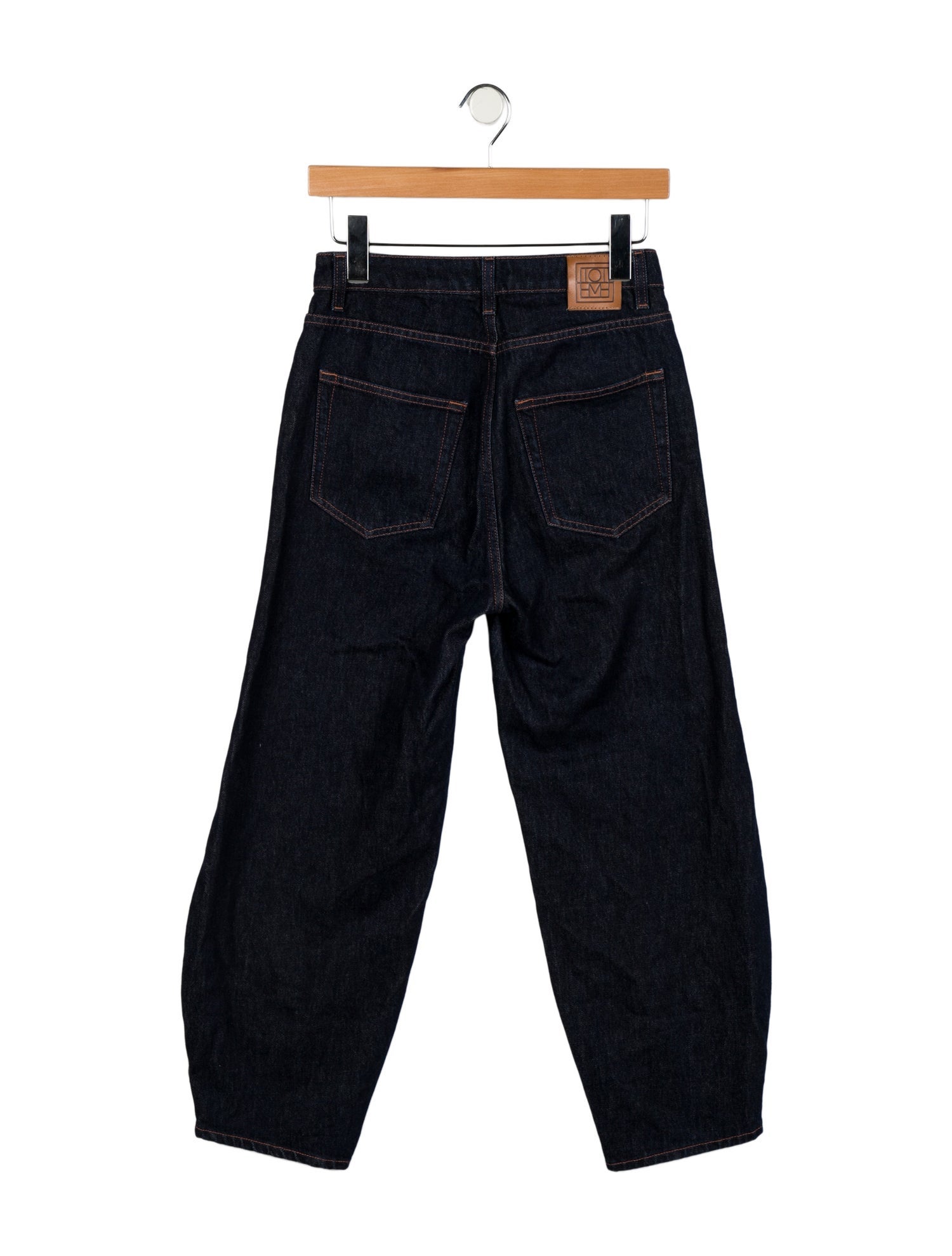 TOTEME High-Rise Straight Leg Jeans