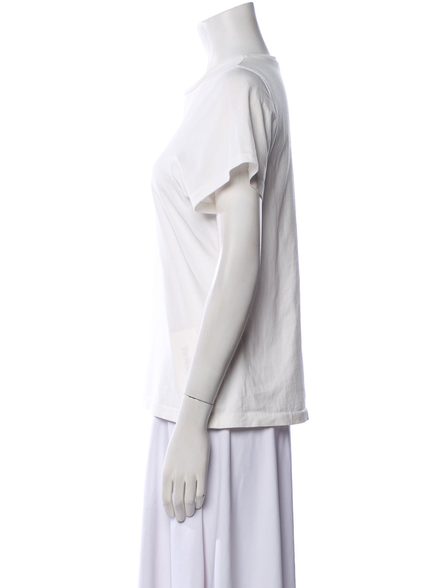 TOTEME Curved Seam Crew Neck T-Shirt