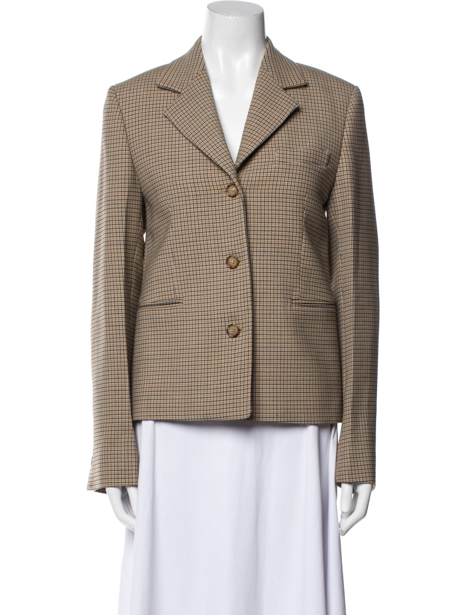 TOTEME Plaid Print Blazer