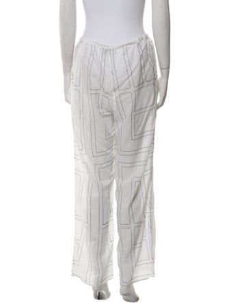 TOTEME Monogram PJ Wide Leg Pants