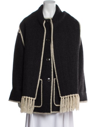 TOTEME Scarf Wool Coat