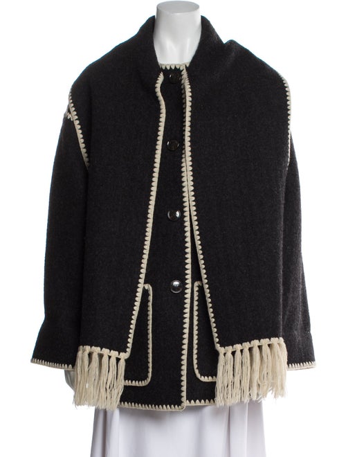 TOTEME Scarf Wool Coat