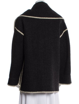 TOTEME Scarf Wool Coat